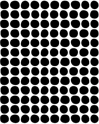 Lilipinso Wall Stickers in Vinyl - 150 Black Dots Wall Decorations