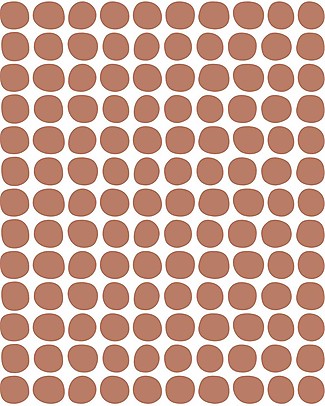 Lilipinso Wall Stickers in Vinyl - 150 Terracotta Dots Wall Decorations