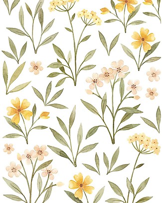 Lilipinso Wall Stickers in Vinyl - Flowers and Leaves Room Decorations