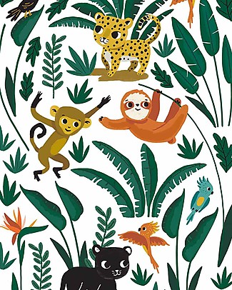 Lilipinso Wall Stickers in Vinyl - Jungle Animals Wall Decorations