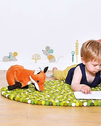 Lilipinso Wall Stickers in Vinyl - Mice and Mushrooms Room Decorations