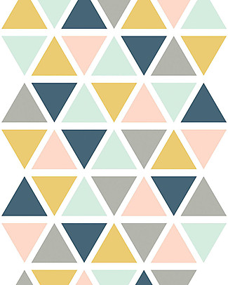 Lilipinso Wall Stickers in Vinyl - Multicolor Triangles Wall Decorations