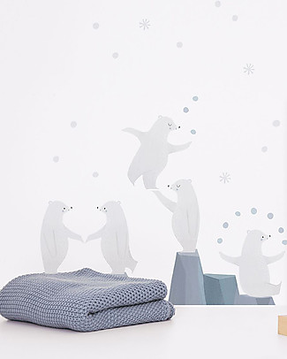 Lilipinso Wall Stickers in Vinyl - Polar Bear Wall Decorations