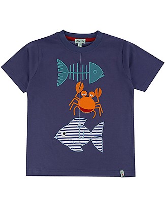 Lilly+Sid Applique T-shirt Good Catch - 100% organic cotton T-Shirts And Vests