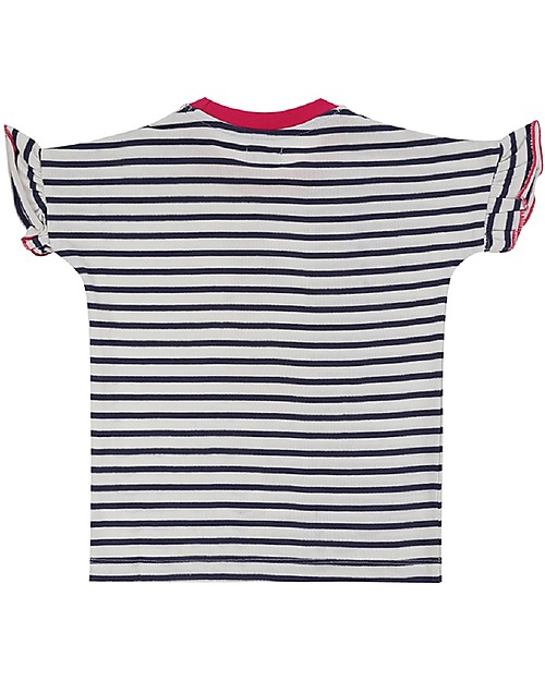 Lilly+Sid Applique Top Flamingo - 100% organic cotton T-shirts