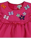Lilly+Sid Butterfly Yoke Dress - Pink - 100% organic cotton Dresses_