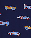 Lilly+Sid Car Print Sweatshirt - Blue Nay - 100% GOTS Organic Cotton Sweatshirts