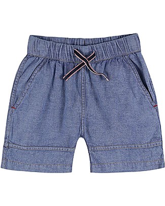 Lilly+Sid Chambray shorts - blue - 100% organic cotton Shorts