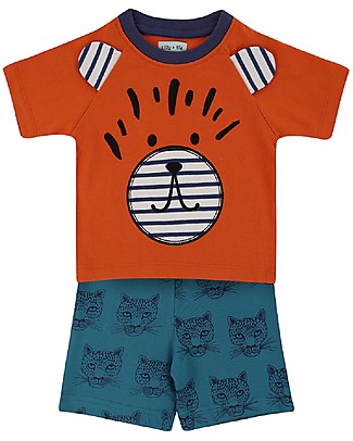 Lilly+Sid Cheethas Shorts Set - 100% organic cotton T-Shirts And Vests