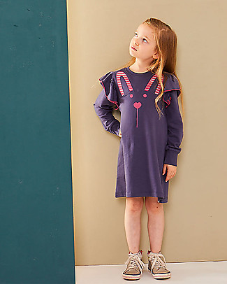 Lilly+Sid Girl Dress - Rabbit - 100% Organic Cotton Dresses