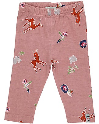 Lilly+Sid Girl Leggings - Deer - 100% Organic Cotton Leggings