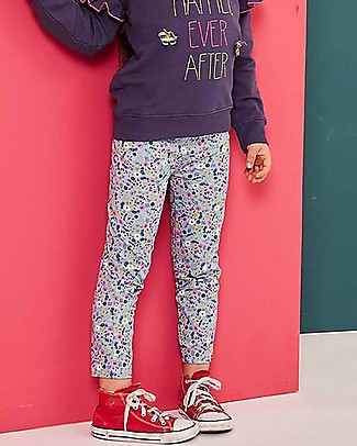 Lilly+Sid Girl Leggings - Ditsy - 100% Organic Cotton Leggings