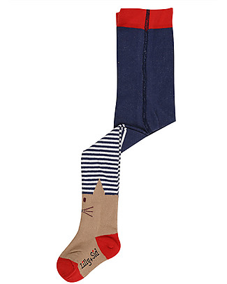 Lilly+Sid Girl Striped Tights - Kitten Tights