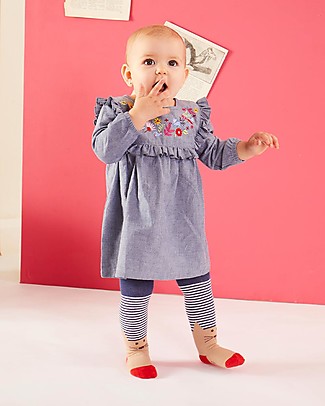 Lilly+Sid Girl Striped Tights - Kitten Tights