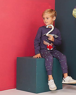 Lilly+Sid Joggers - Exclamation - 100% Organic Cotton Trousers