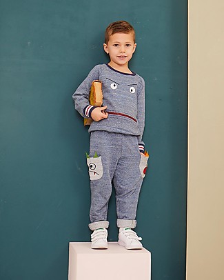 Lilly+Sid Monster Pocket Joggers - 100% Organic Cotton Trousers
