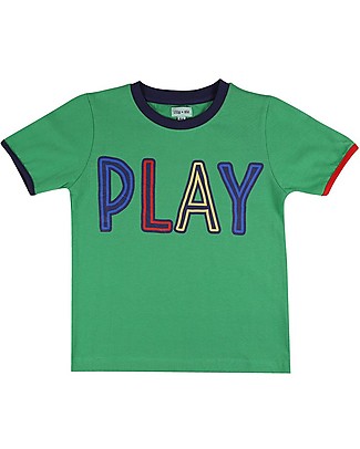 Lilly+Sid Play Tee - Green - 100% Organic Cotton T-Shirts And Vests