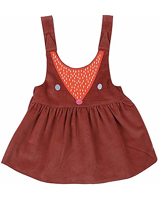 Lilly+Sid Reverse Pini Dress - Fox/Stripes - 100% Cotton Dresses