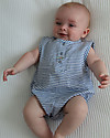 Lilly+Sid Romper Bubble - Stripes - 100% Organic Cotton Short Rompers