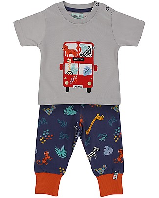 Lilly+Sid Safari and Bus Shorts Set - 100% organic cotton Shorts