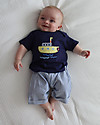 Lilly+Sid Set T-Shirt+Shorts - Submarine/Stripes - 100% Organic Cotton Sets And Co-Ords