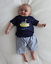 Lilly+Sid Set T-Shirt+Shorts - Submarine/Stripes - 100% Organic Cotton Sets And Co-Ords