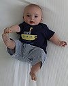 Lilly+Sid Set T-Shirt+Shorts - Submarine/Stripes - 100% Organic Cotton Sets And Co-Ords