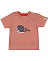 Lilly+Sid Set T-Shirt+Shorts - Whales - Blue/Orange/White - 100% GOTS Organic Cotton Sets And Co-Ords