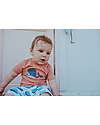 Lilly+Sid Set T-Shirt+Shorts - Whales - Blue/Orange/White - 100% GOTS Organic Cotton Sets And Co-Ords