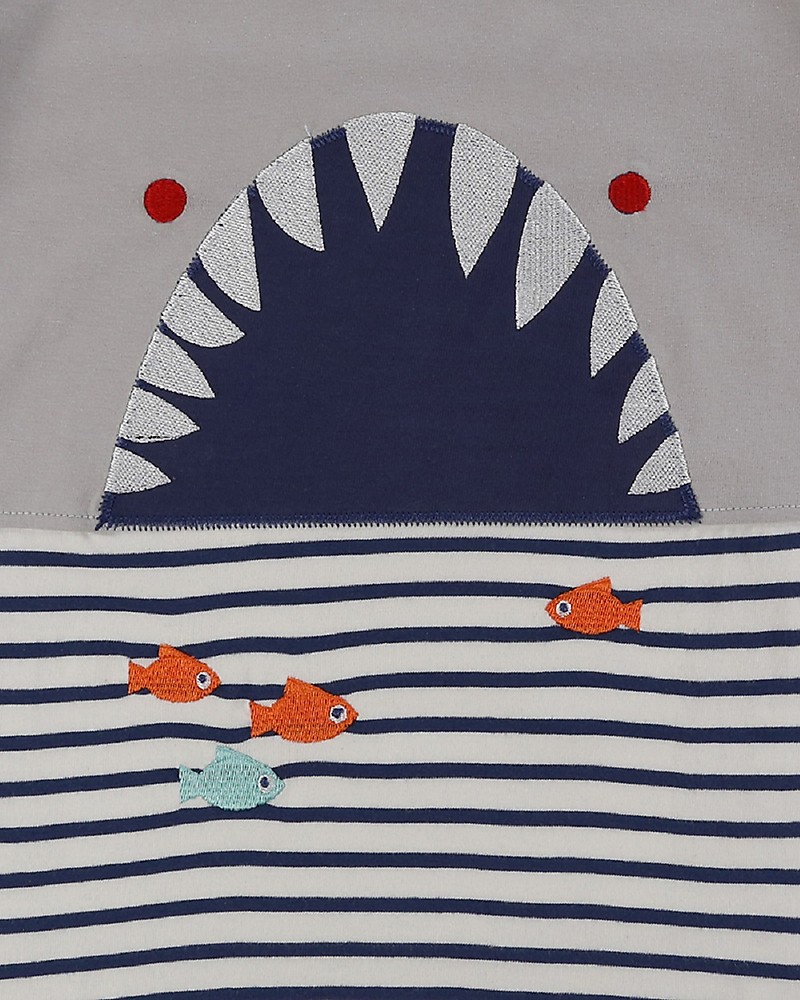 Lilly Sid Shy Shark Character T Shirt 100 Organic Cotton Unisex Bambini