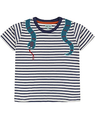 Lilly+Sid Snake Charmer T-shirt - 100% organic cotton T-Shirts And Vests