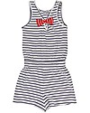 Lilly+Sid Stripe playsuit - navy - 100% organic cotton Sets And Co-Ords