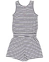 Lilly+Sid Stripe playsuit - navy - 100% organic cotton Sets And Co-Ords