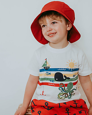 Lilly+Sid Summer Tee - Retro - 100% Organic Cotton T-Shirts And Vests