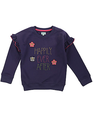 Lilly+Sid Sweatshirt with Frills - Happily Ever After - 100% Organic Cotton Sweatshirts