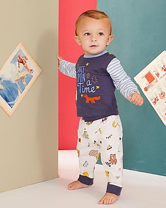 Lilly+Sid Top and Trouser Play Set - Once Upon a Time - 100% Organic Cotton Rompers