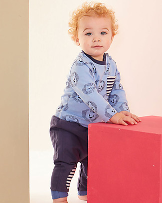 Lilly+Sid Top and Trouser Reversible Set - Lion - 100% Organic Cotton Rompers