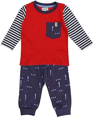 Lilly+Sid Top + Trouser + Bib Sweat Set - Marks - 100% Organic Cotton Rompers