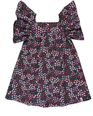 Lilly+Sid Vintage Sunny Dress - Flowers - 100% Organic Cotton Dresses