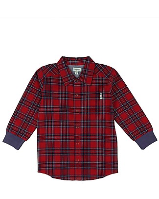 Lilly+Sid Woven Shirt - Check - 100% Organic Cotton Shirts And Blouses