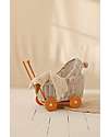 LiLu Doll Pram Low - White - 47 cm - 100% Wicker Toy Prams