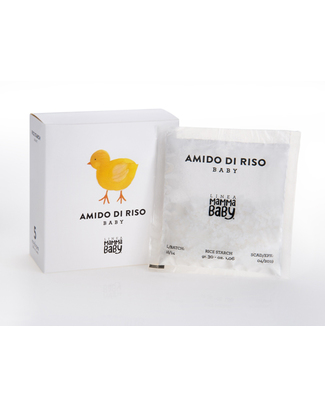 Linea Mamma Baby Baby Bath Rice Starch 150g - 100% Natural! Kit Toilette Baby