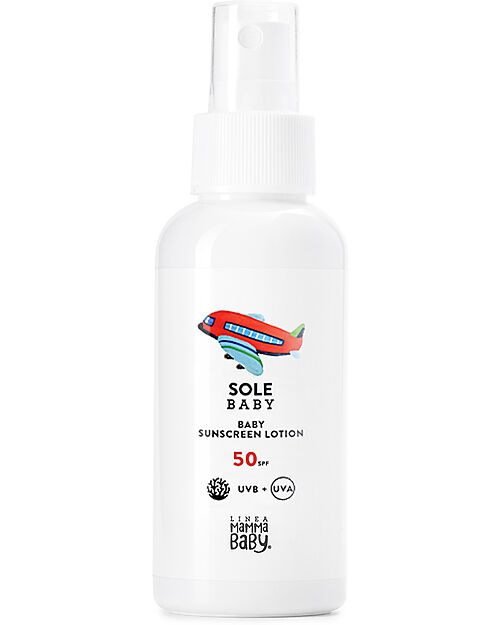 Linea Mamma Baby Baby Sun Spray - Albertino - Spf 50+ Eco Reef - 100ml Sun Screen