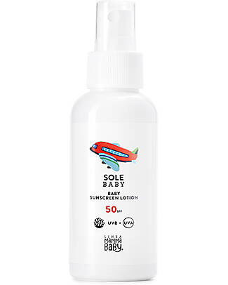 Linea Mamma Baby Baby Sun Spray - Albertino - Spf 50+ Eco Reef - 100ml Sun Screen