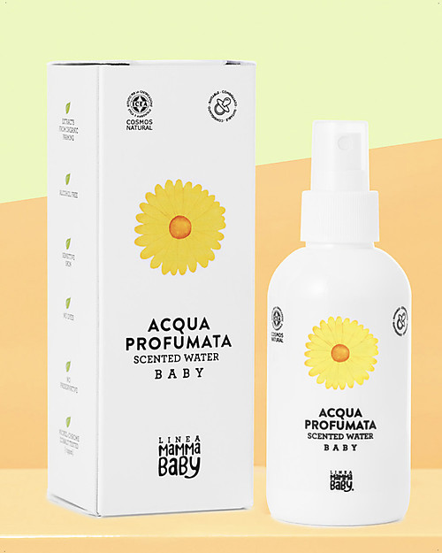 Linea Mamma Baby Goghina Scented Baby Water Spray - 150ml - Marigold Baby Bath Wash and shampoo