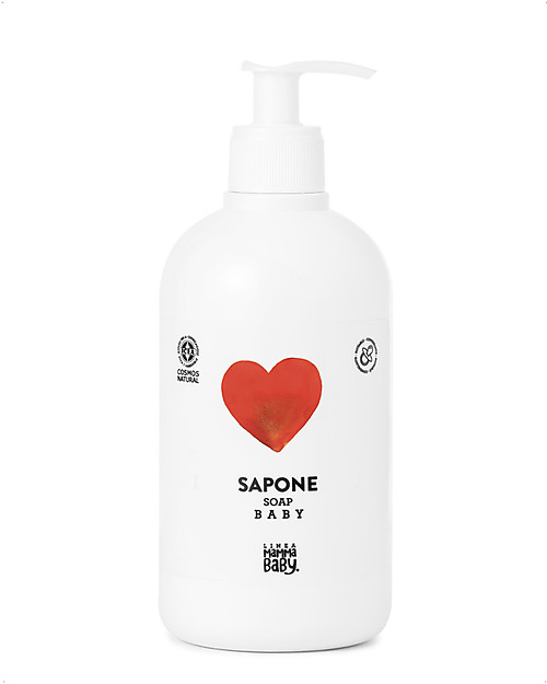 Linea Mamma Baby Margherita Baby Liquid Soap - for Hands and Face - 500ml - Calendula and Olive Baby Bath Wash and shampoo