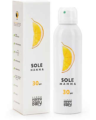 Linea Mamma Baby Mum Sun Lotion Angelina 30+ Spray, 150 ml - Eco-friendly! Sun Screen
