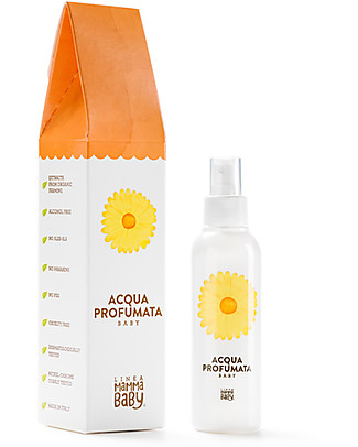 Linea Mamma Baby Scented Baby Water Spray, 150 ml - Organic Nappy Creams