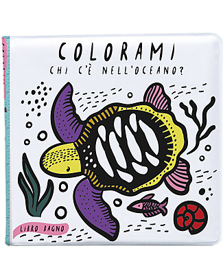 L'ippocampo Ragazzi Colorami, who is in the Ocean? - Bath Book, Paint it with Water! Colouring Activities