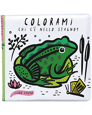 L'ippocampo Ragazzi Colorami, who is in the Pond? - Bath Book, Paint it with Water! Colouring Activities